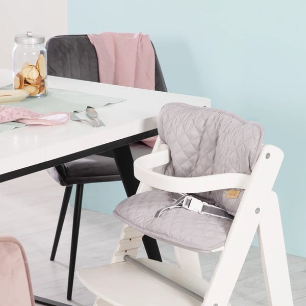 Gaiši pelēks bērnu pusdienu krēsliņa spilvens Roba style – Roba-image-3