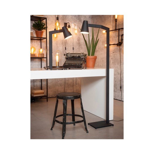 Melna galda lampa ar metāla abažūru (augstums 60 cm) Biarritz – it's about RoMi-image-4