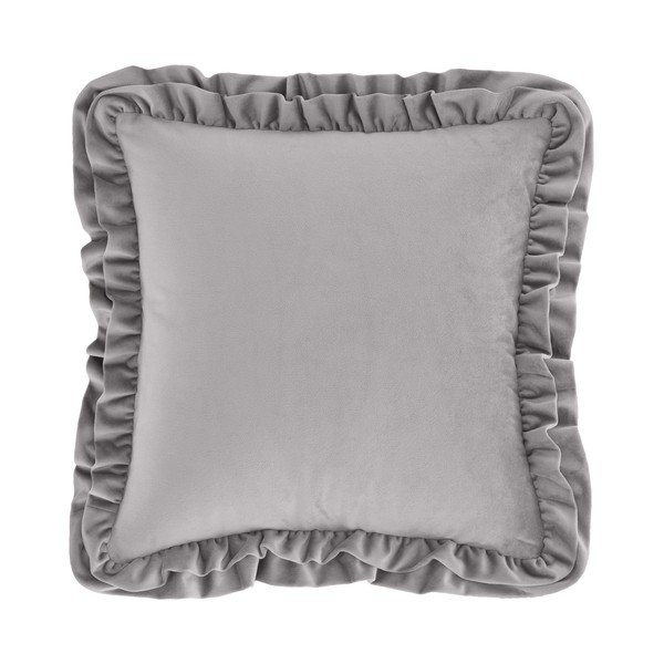 Samta dekoratīvais spilvens 43x43 cm Velvet Double Frill – Catherine Lansfield