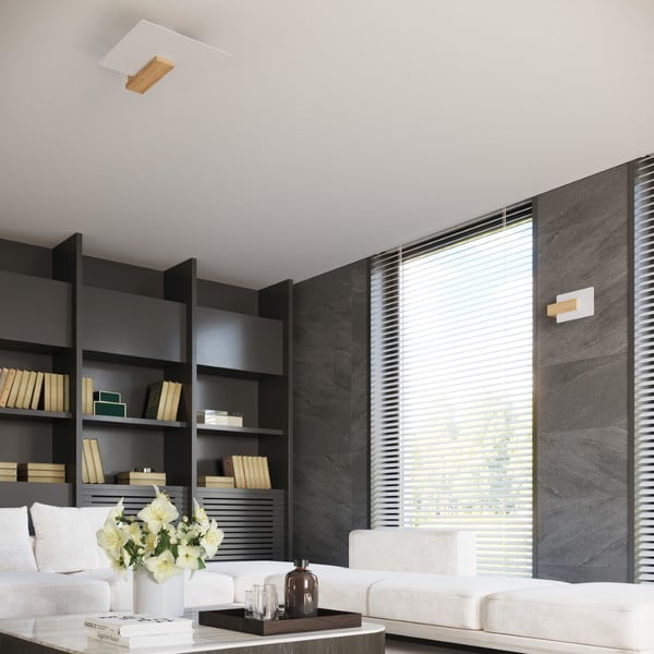 Dabīga toņa griestu lampa ar stikla abažūru 40x47.5 cm Parola – Sollux-image-1