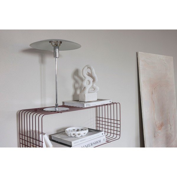 Bordo daudzlīmeņu metāla sienas plaukts 70 cm Wire – Mette Ditmer Denmark-image-2