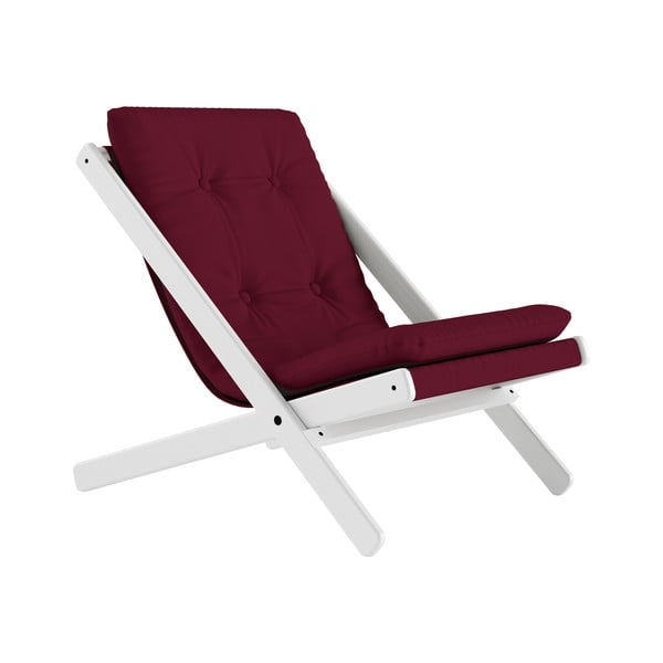 Saliekamais krēsls Karup Design Boogie White/Bordeaux