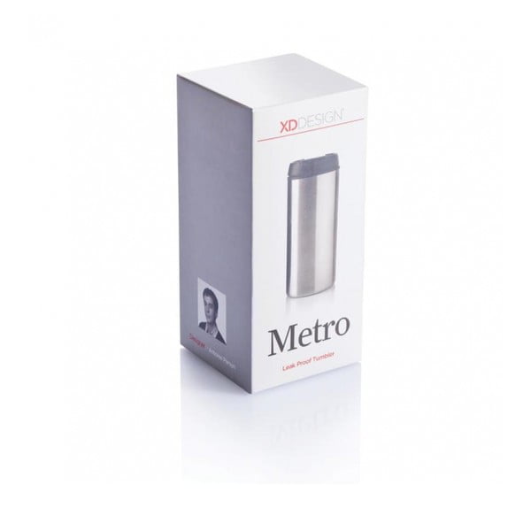 Termo krūze sudraba krāsā XD Design Metro, 300 ml-image-1