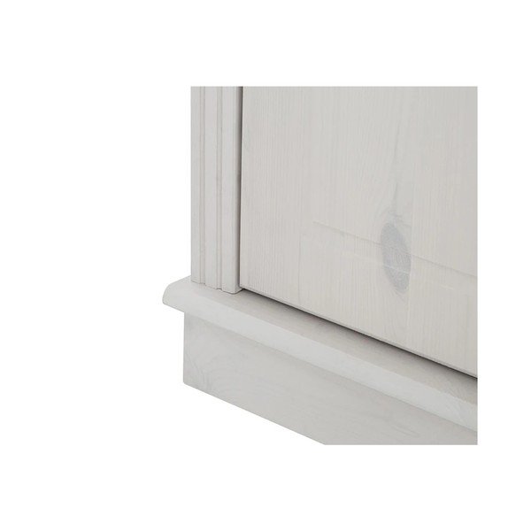 Balts priedes masīvkoka grāmatplaukts 296x223 cm Anita – Støraa-image-3