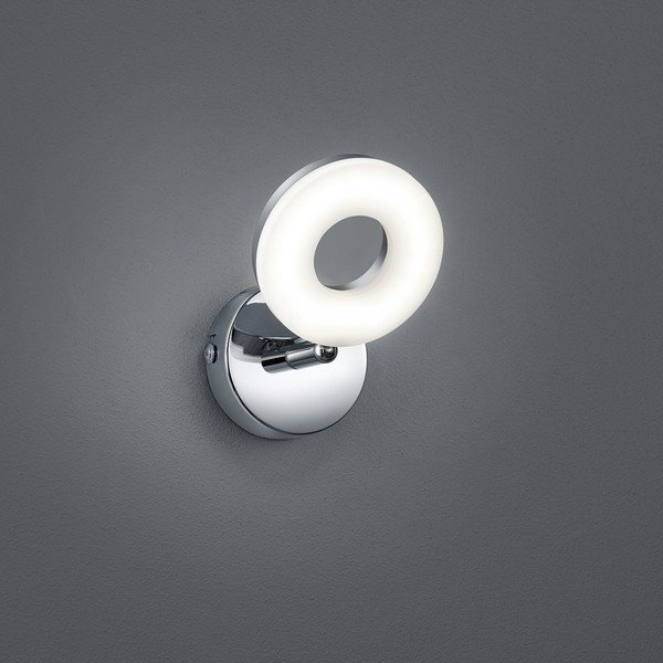 LED sienas lampa sudraba krāsā Trio Rennes-image-2