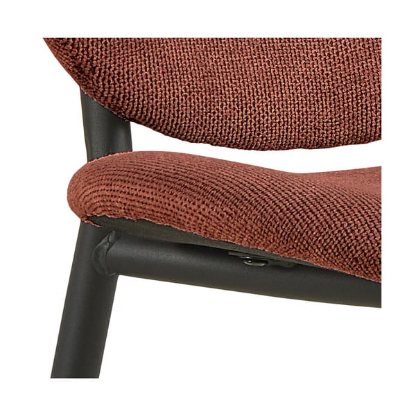 Terakotas oranžs pusdienu krēsls Cliff – Actona-image-4