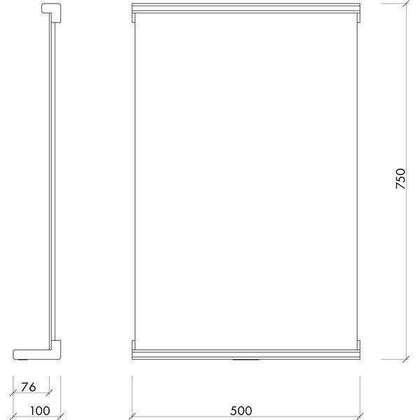 Sienas spogulis ar plauktu ar masīvkoka rāmi 50x75 cm Lun – noo.ma-image-4