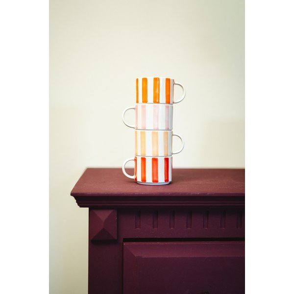 Baltas espreso keramikas krūzes (4 gab.) 180 ml Franca – Leopold Vienna-image-3