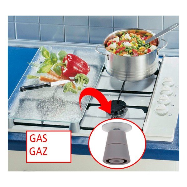 Stikla aizsargplāksne plītij Wenko Universal 3 v 1, 56 x 50 cm-image-2