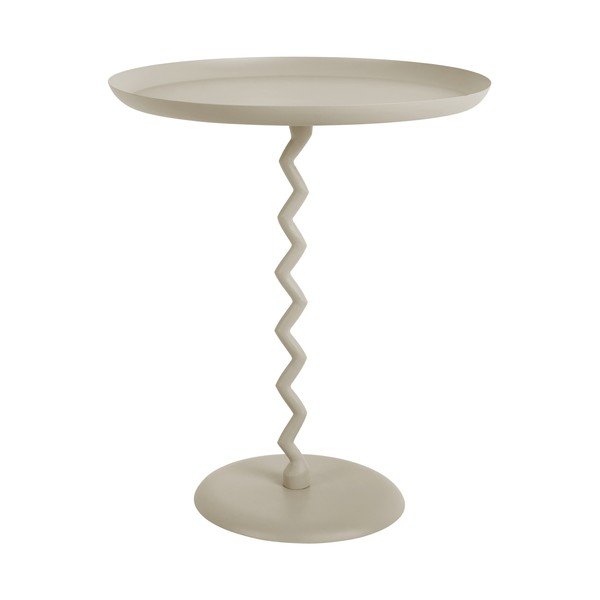 Metāla apaļš sānu galdiņš ø 44 cm Zig Zag – Leitmotiv