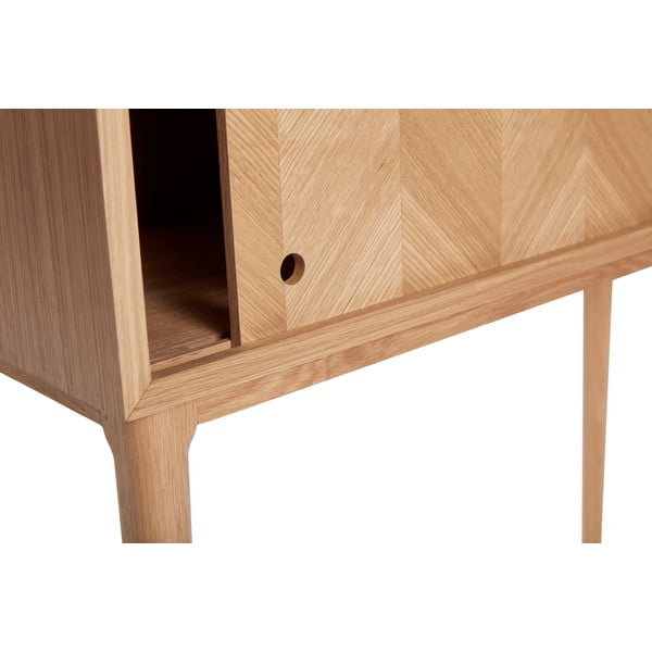 Ozolkoka kumode Hübsch Herringbone, augstums 90 cm-image-3