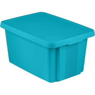 Zila uzglabāšanas kaste ar vāku Curver Essentials, 26 l