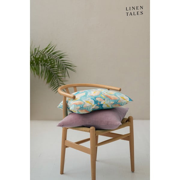 Vecvioleta lina spilvendrāna Linen Tales, 45 x 45 cm-image-1