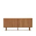 Dabīga toņa kumode ar oškoka imitāciju ar bīdāmām durvīm 180x75,5x40 cm Mailen – Kave Home