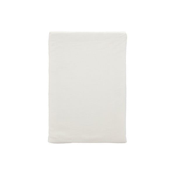 Balts kokvilnas palags ar gumiju 180x200 cm Calm – Södahl-image-2