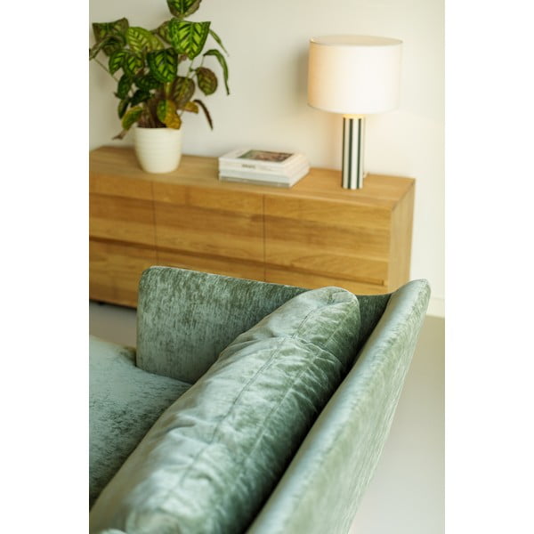 Gaiši zaļš samta stūra dīvāns (ar kreiso stūri) Vera – Sits-image-1