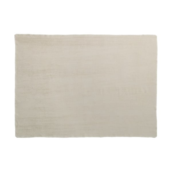 Pelēks/bēšs pleds no vilnas maisījuma 140x200 cm Ylva Dark Linen – Pappelina-image-2