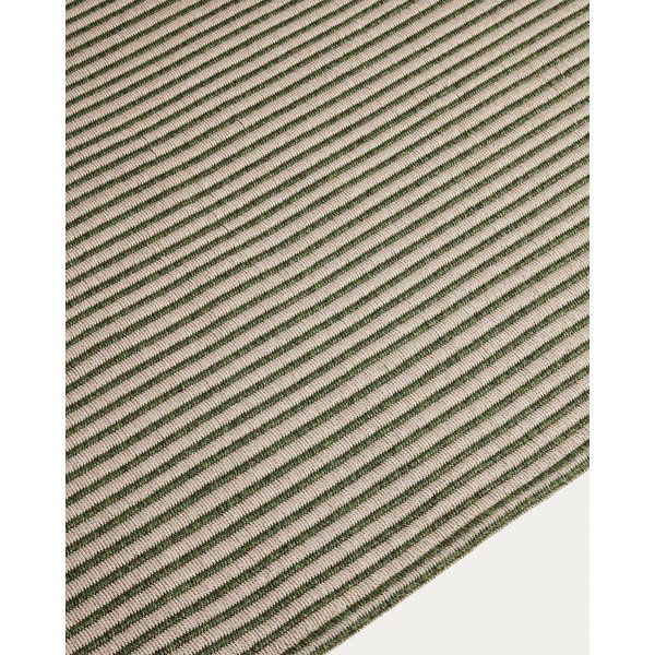 Zaļš/bēšs iekštelpu un āra paklājs 160x230 cm Ardelia – Kave Home-image-3