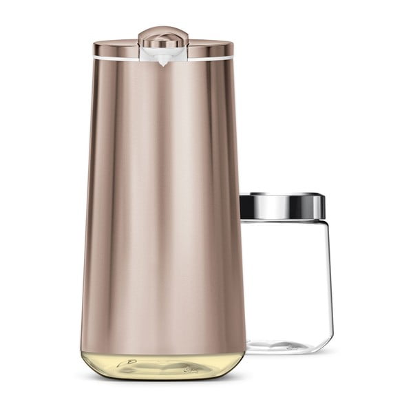 Automātiskais ziepju dozators zelta krāsā no tērauda 266 ml – simplehuman-image-3