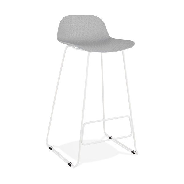 Pelēks bāra krēsls Kokoon Slade, sēdekļa augstums 76 cm