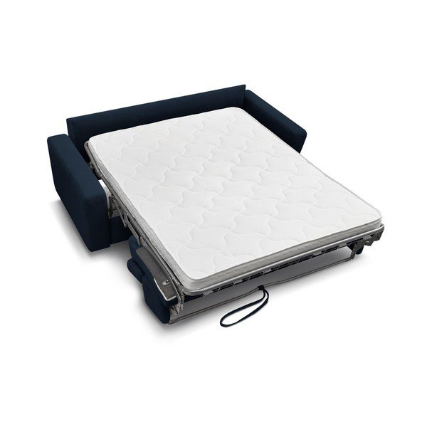 Tumši zils salokāms dīvāns 195 cm Monaco – Bobochic Paris-image-4