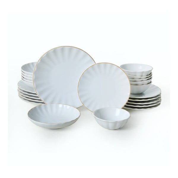 Keramikas pusdienu komplekts (24 gab.) – Hermia