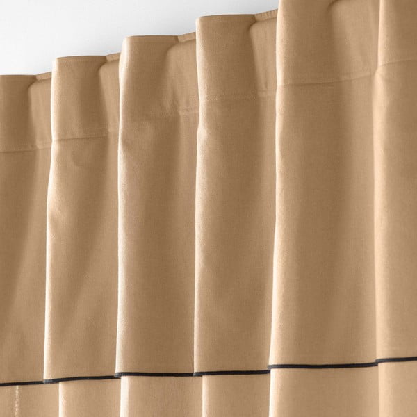 Gaiši brūns aizkars 140x240 cm Mistraline – douceur d'intérieur-image-1