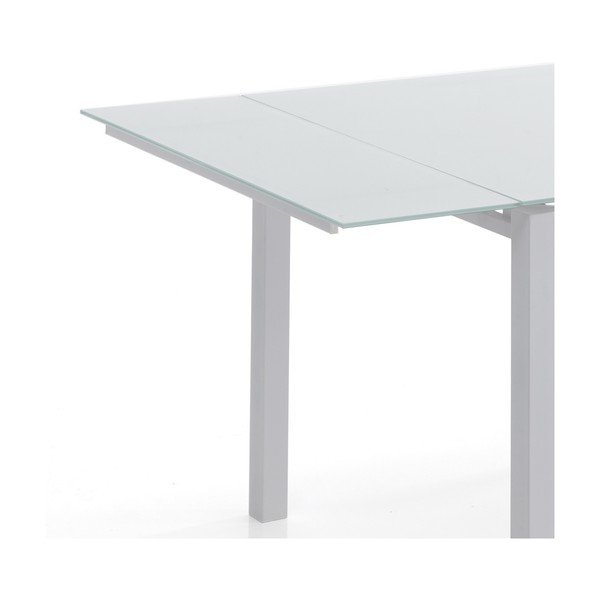 Izvelkams ēdamgalds ar stikla galda virsmu 90x90 cm New Daily – Tomasucci-image-3