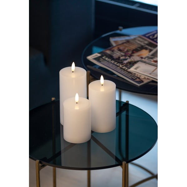 LED svece (3 gab.) (augstums 15 cm) Sille Exclusive – Sirius-image-1
