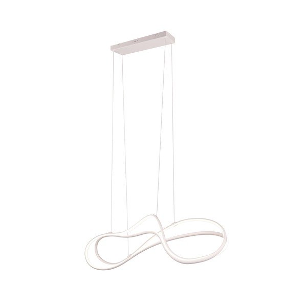 Balta LED piekaramā lampa ar metāla abažūru Nala – Trio Select-image-4