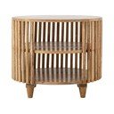 Dabīga toņa mango masīvkoka apaļš žurnālgaldiņš ø 60 cm Sali – Bloomingville