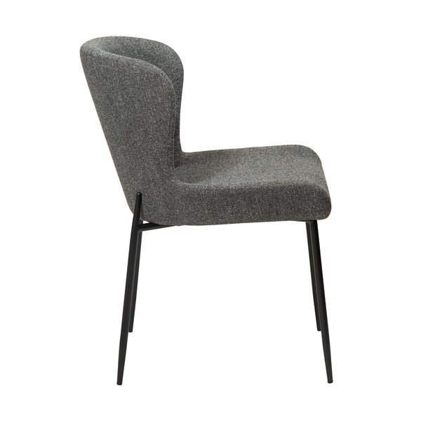 Tumši pelēks ēdamistabas krēsls DAN-FORM Denmark Glam-image-2