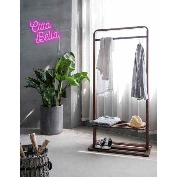 Rozā sienas gaismas dekors Candy Shock Ciao Bella, 40 x 28,5 cm-image-1