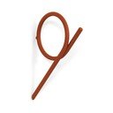 Terakotas oranžs tērauda sienas āķis Tuba M – Spinder Design