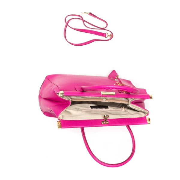 Ādas rokassoma Renata Corsi 1012 Fuksija-image-3