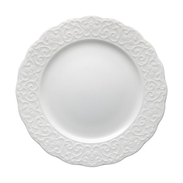 Balts porcelāna deserta šķīvis Brandani Gran Gala, ø 21 cm