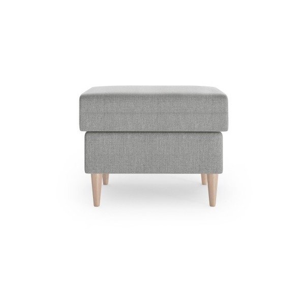Pelēks pufs Mazzini Sofas Aubrieta, 60 x 45 cm-image-2