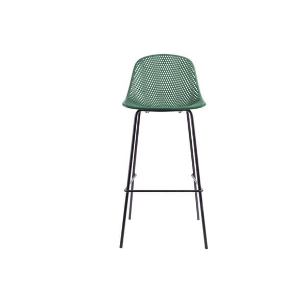Tumši zaļš Leitmotiv Diamond Mesh bāra krēsls