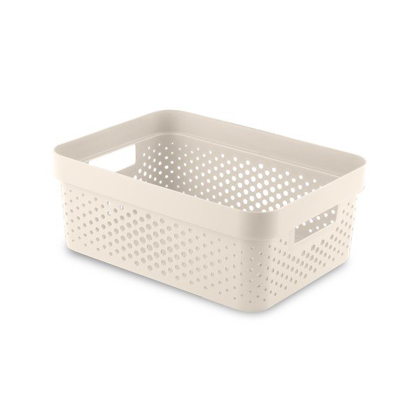 Plastmasas uzglabāšanas grozs 36x27x14 cm Infinity Dots – Curver