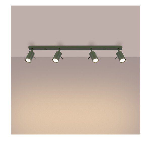 Zaļa prožektora tipa lampa 6x81 cm Etna – Sollux-image-3
