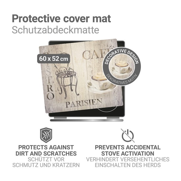 Plīts aizsargplāksne no PVC 60x52 cm Bistro – Wenko-image-3