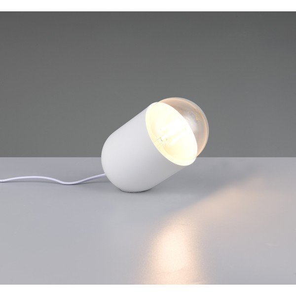 Balta galda lampa (augstums 13,5 cm) Nara – Reality-image-2