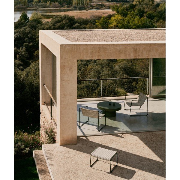 Betona apaļš dārza kafijas galdiņš ø 90 cm Aiguablava – Kave Home-image-3