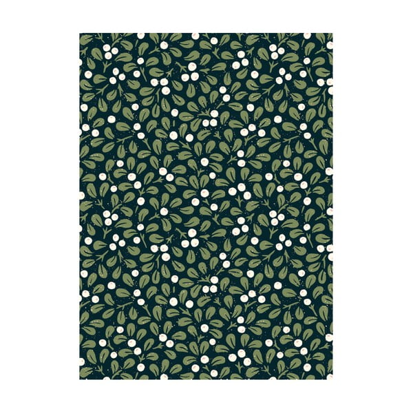 5 dāvanu papīra loksnes eleanor stuart Mistletoe, 50 x 70 cm