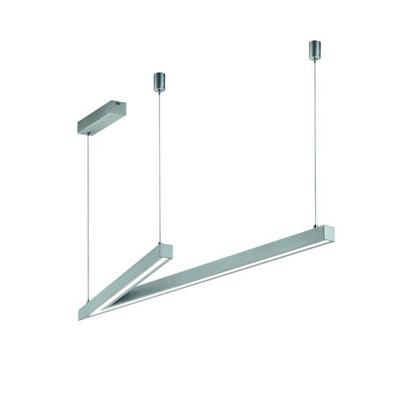 Pelēka LED piekaramā lampa ar balss vadību/ar mobilās lietotnes vadību un metāla abažūru Cicanto – CINQUE-image-3