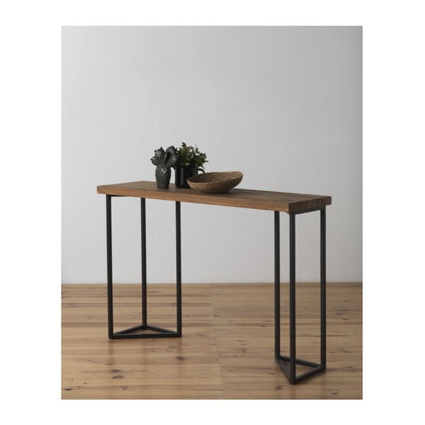 Konsoles galdiņš ar elma koka virsmu Geese Lorena, augstums 83 cm-image-1