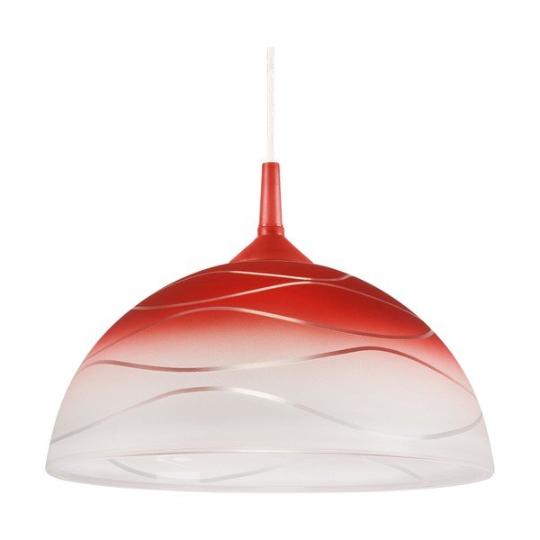 Sarkana piekaramā lampa ø 30 cm Sfera – LAMKUR-image-4