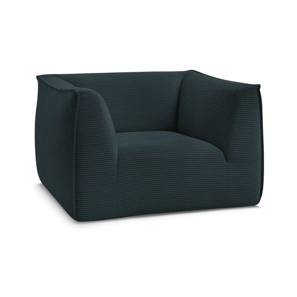 Tumši zils velveta atpūtas krēsls Giorgia – Bobochic Paris