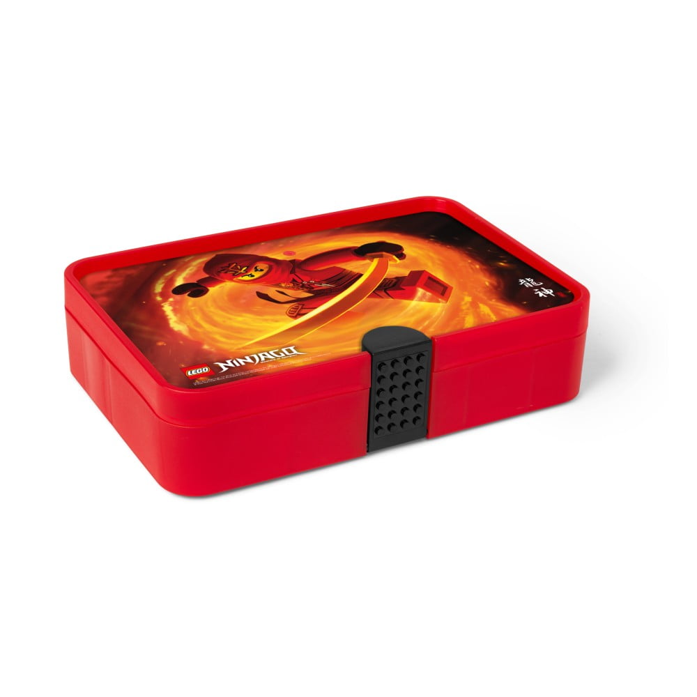 Sarkana uzglabāšanas kaste ar LEGO® Ninjago nodalījumiem