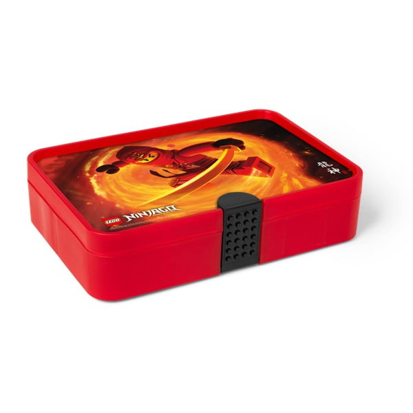 Sarkana uzglabāšanas kaste ar LEGO® Ninjago nodalījumiem
